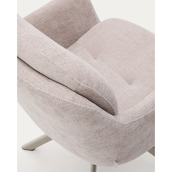 Поворотний стілець La Forma Lexa C0100237JO12 Бежевий-9