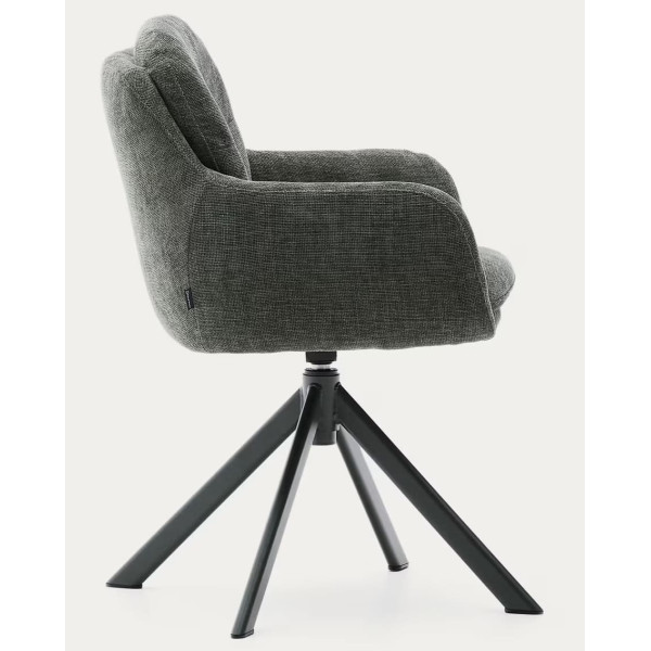 Поворотный стул La Forma Lexa C0100237JO19 Темно-зеленый-5