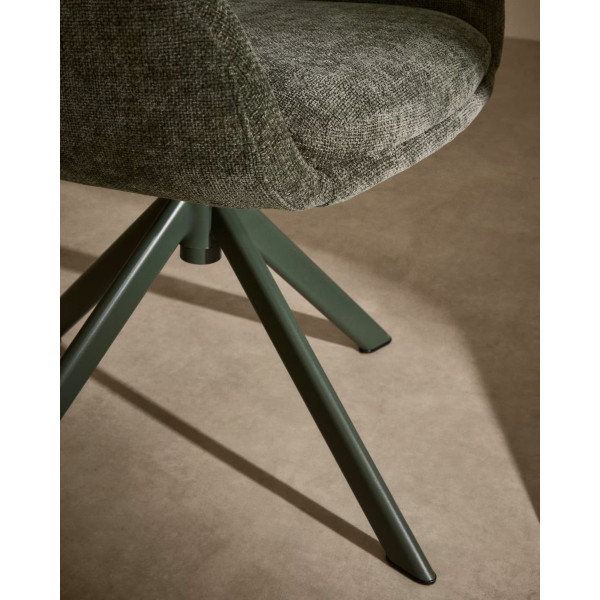 Поворотный стул La Forma Lexa C0100237JO19 Темно-зеленый-3