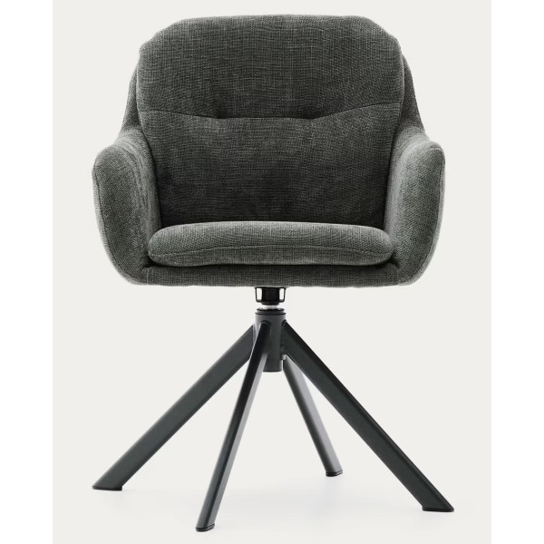 Поворотный стул La Forma Lexa C0100237JO19 Темно-зеленый-4