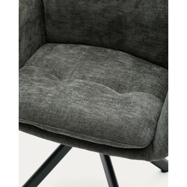 Поворотный стул La Forma Lexa C0100237JO19 Темно-зеленый-8