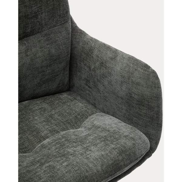 Поворотный стул La Forma Lexa C0100237JO19 Темно-зеленый-9