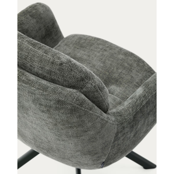 Поворотный стул La Forma Lexa C0100237JO19 Темно-зеленый-10