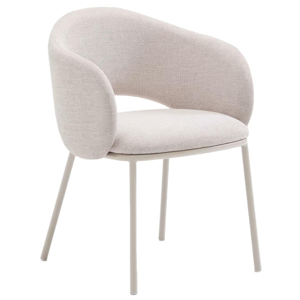 Стілець La Forma Maina C0100222BF12 Бежевий тканина-0