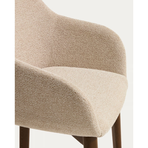 Стул La Forma Meila C00568UP12 Бежевый/орех-7