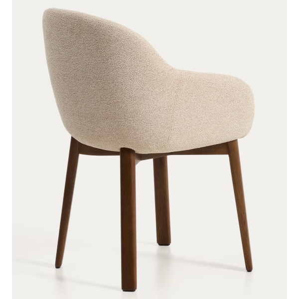 Стул La Forma Meila C00568UP12 Бежевый/орех-5