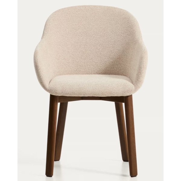 Стул La Forma Meila C00568UP12 Бежевый/орех-3