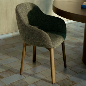 Стул La Forma Meila C00572UP06 Зеленый/натуральный
