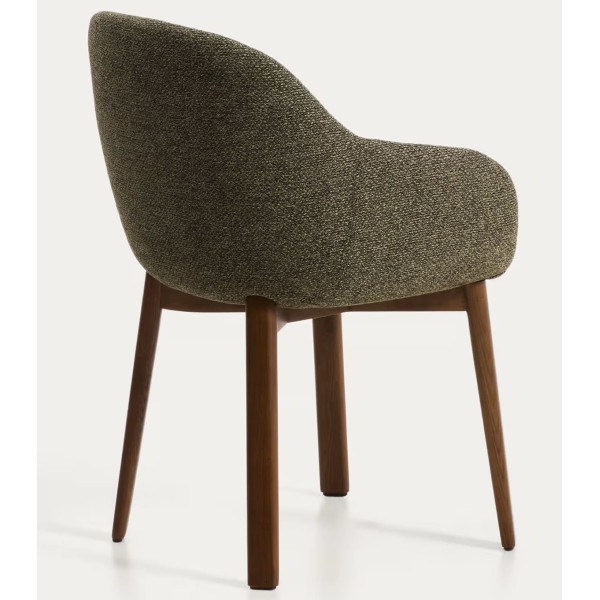 Стул La Forma Meila C00573UP06 Зеленый/орех-3