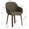 Стул La Forma Meila C00573UP06 Зеленый/орех-11-thumb