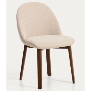 Стілець La Forma Meila C00575UP12 Бежевий/горіх