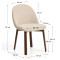 Стул La Forma Meila C00575UP12 Бежевый/орех-11-thumb