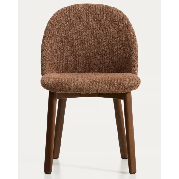 Стілець La Forma Meila C00578UP59 Теракотовий/горіх-5