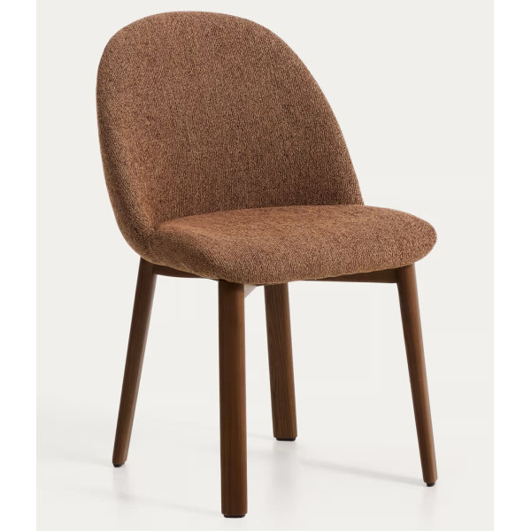 Стілець La Forma Meila C00578UP59 Теракотовий/горіх-4