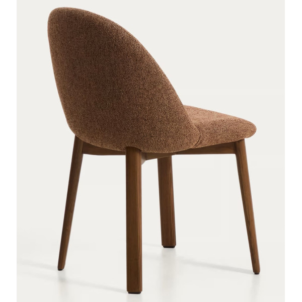 Стілець La Forma Meila C00578UP59 Теракотовий/горіх-7