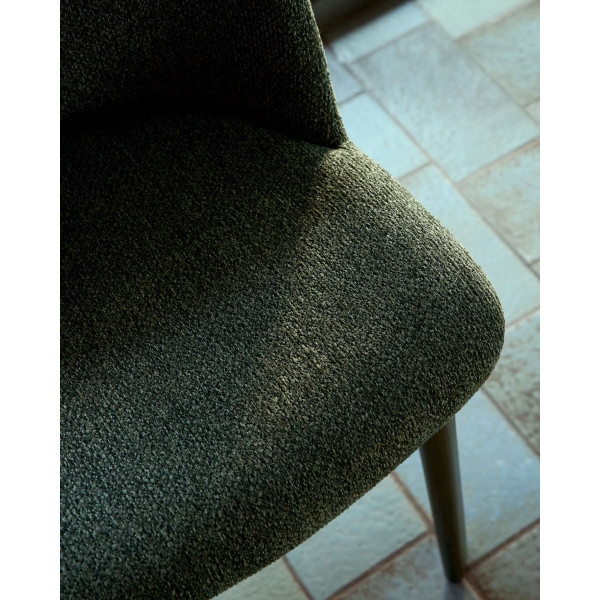 Стул La Forma Meila C00580UP06 Зеленый/орех-6