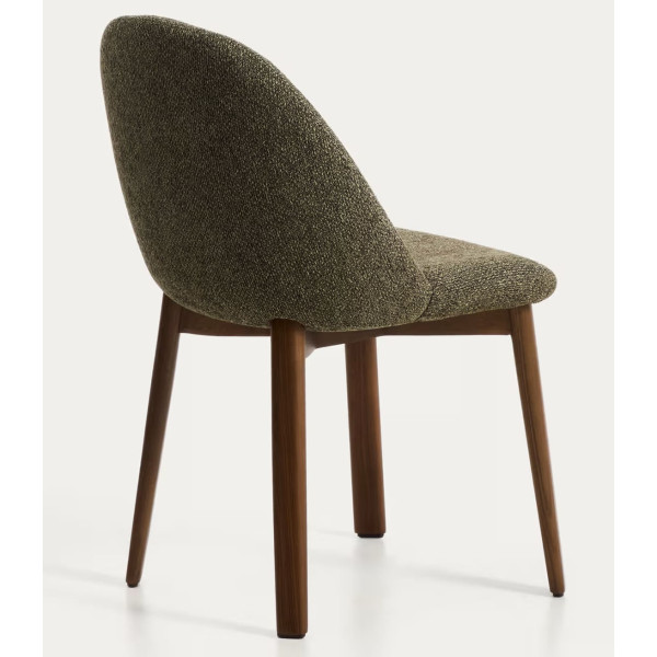 Стул La Forma Meila C00580UP06 Зеленый/орех-4