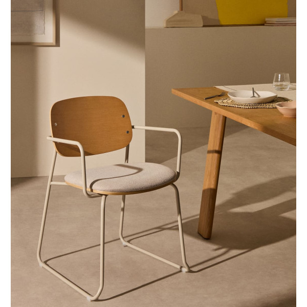 Стілець La Forma Meli C06062BF12 Бежевий-1