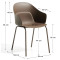 Обеденный стул La Forma Sanile C00541PL10 Коричневый-13-thumb