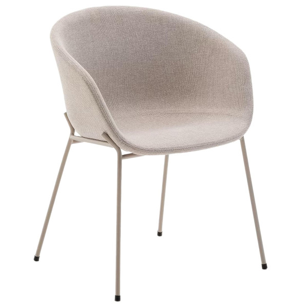 Стілець La Forma YVETTE C06047BF12 Бежевий тканина Стілець La Forma YVETTE C06047BF12 Бежевий тканина-0