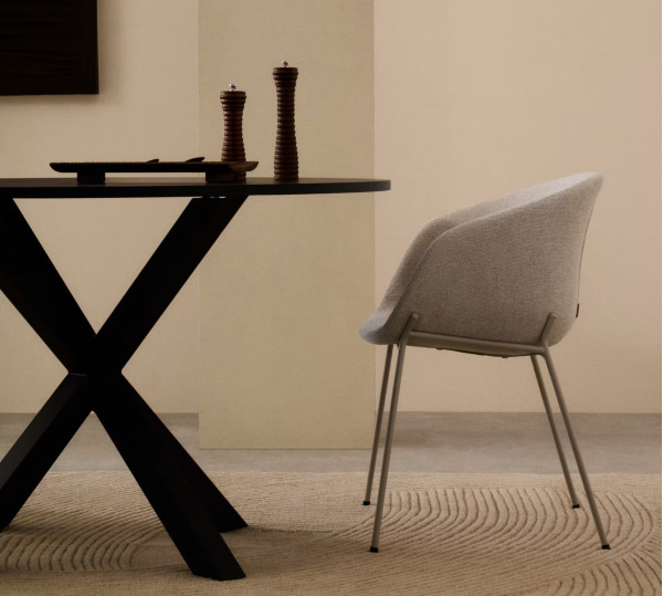 Стілець La Forma YVETTE C06047BF12 Бежевий тканина-1