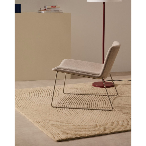 Стілець-крісло La Forma Zahara S0900104SO12 Бежевий-1