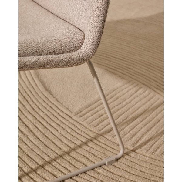Стілець-крісло La Forma Zahara S0900104SO12 Бежевий-2