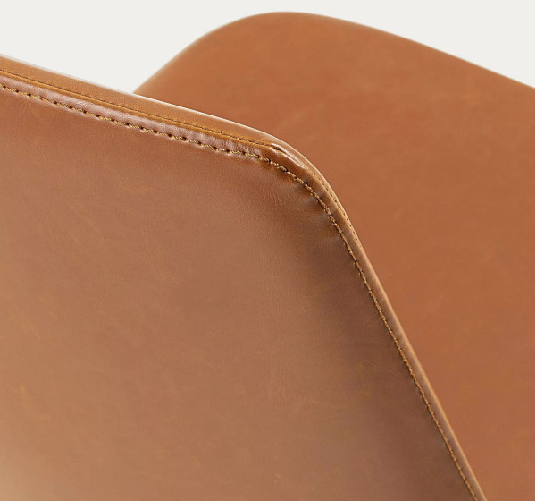 Стул La Forma Zeva CC0824U10 Коричневый экокожа-4