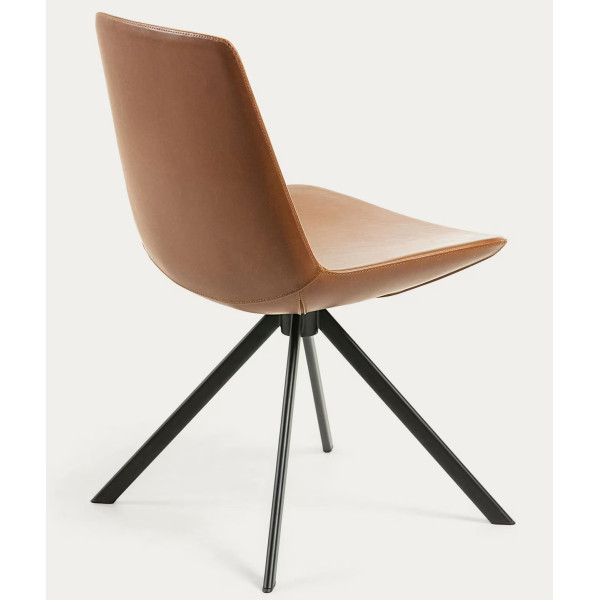 Стул La Forma Zeva CC0824U10 Коричневый экокожа-3