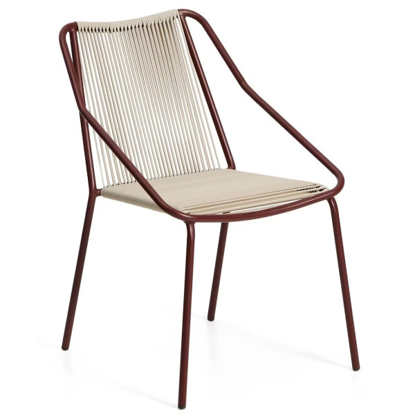 Стул уличный La Forma Zivia C00060RR59 Экрю/бордо-3
