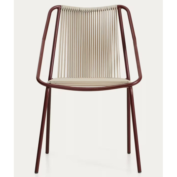 Стул уличный La Forma Zivia C00060RR59 Экрю/бордо-4