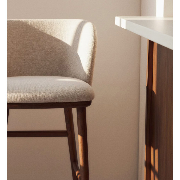 Барный стул La Forma CISELIA C00301VS12 Бежевый-3