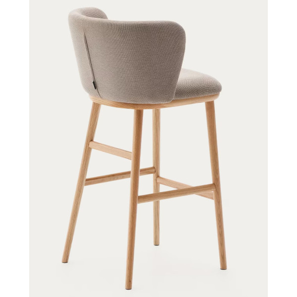 Барный стул La Forma CISELIA C06035KY10 Коричневый ткань-7