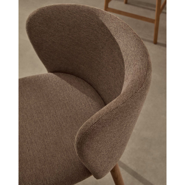 Барный стул La Forma CISELIA C06035KY10 Коричневый ткань-3