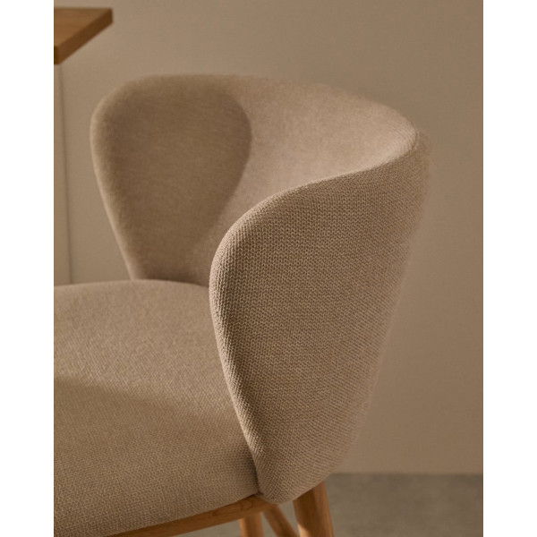 Барный стул La Forma CISELIA C06035KY12 Бежевый ткань-2