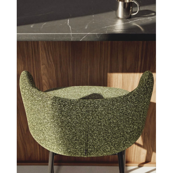 Барный стул La Forma CISELIA CC3001VS06 Зеленый ткань-2