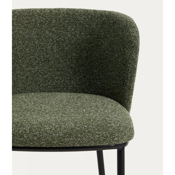 Барный стул La Forma CISELIA CC3001VS06 Зеленый ткань-8