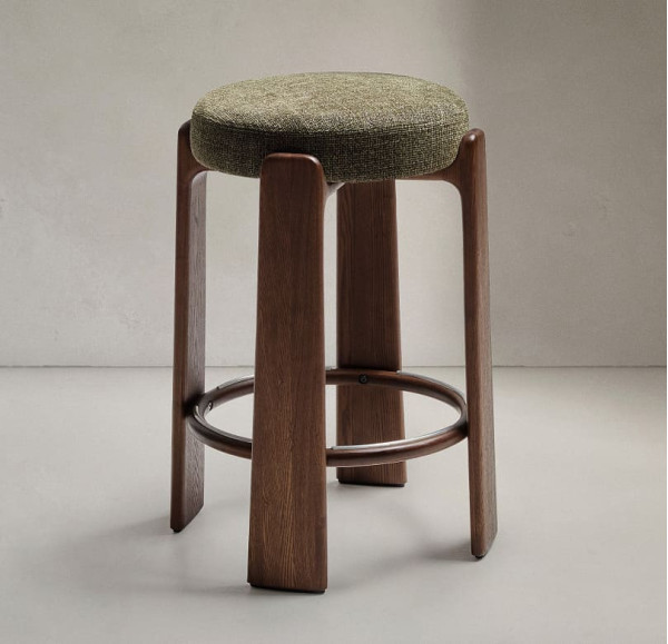 Барный стул La Forma Granite C00239MF06 Зеленый-1