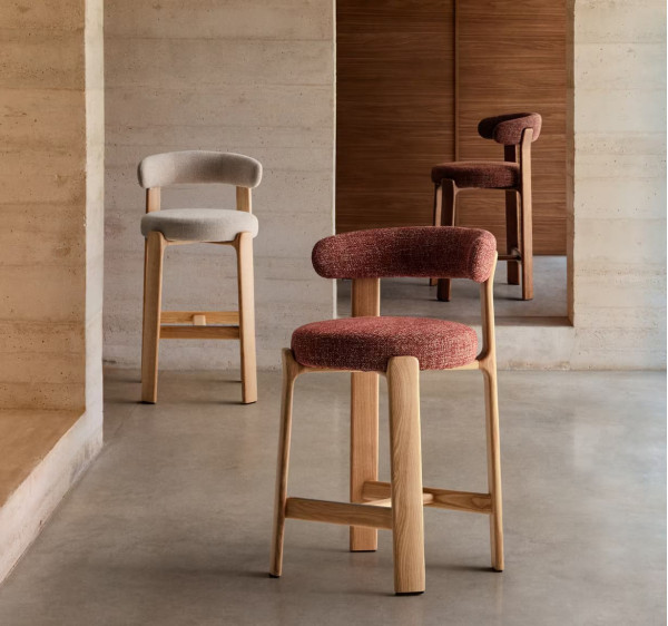 Барний стілець La Forma Granite C00184FA12 Бежевий-8