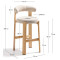 Барный стул La Forma Granite C00184FA12 Бежевый-9-thumb