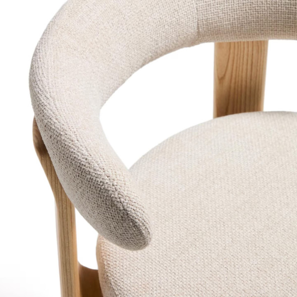 Напівбарний стілець La Forma Granite C00183FA12 Бежевий-6