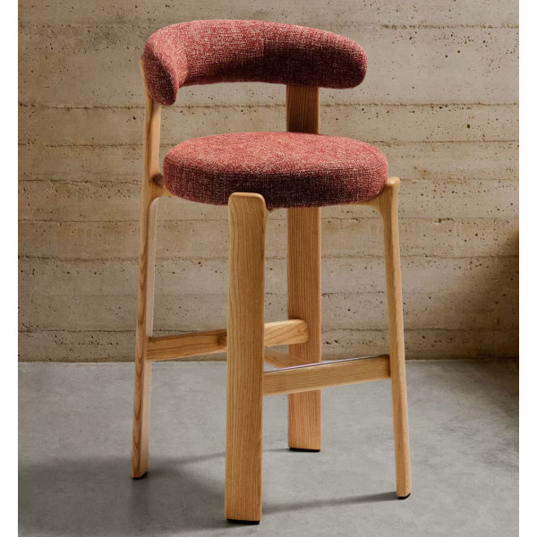 Барный стул La Forma Granite C00184FA59 Терракотовый-0