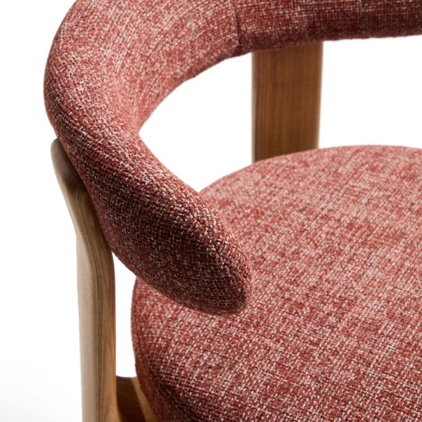 Напівбарний стілець La Forma Granite C00183FA59 Теракотовий-6