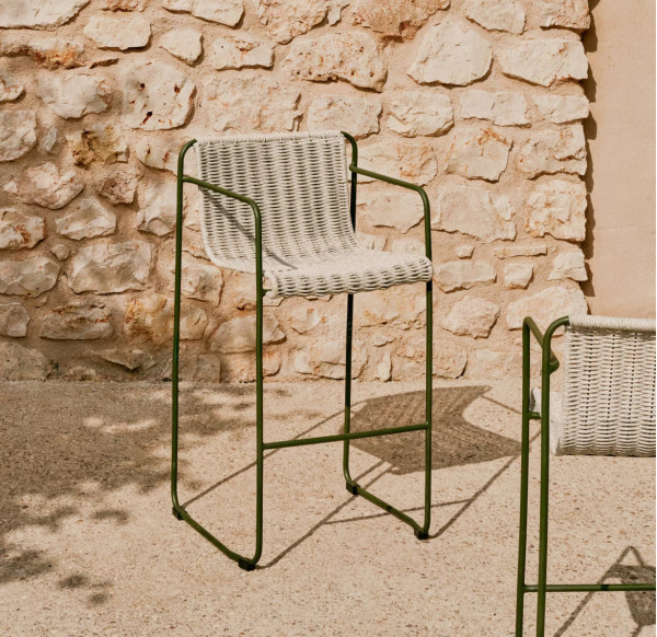 Барный стул La Forma Maurina C00075RO14 Серый-1