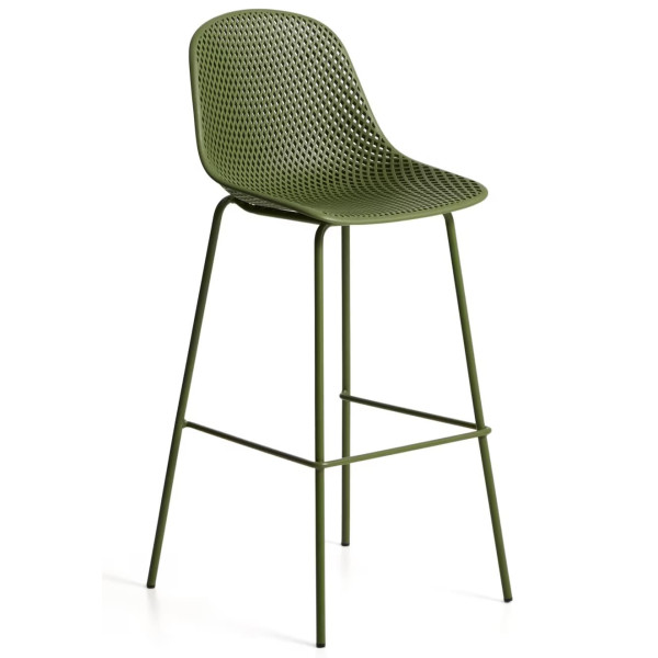 Барный стул La Forma Quinby CC1221PL06 Зеленый-0