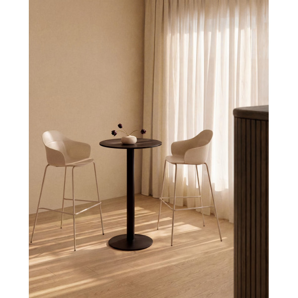 Барный стул La Forma Sanile C00354PL12 Бежевый-1