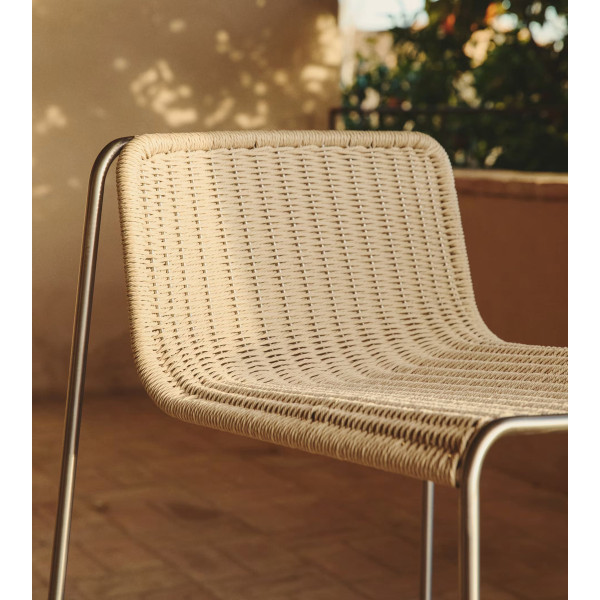 Полубарный стул La Forma Tavari C00263RO12 Бежевый-3