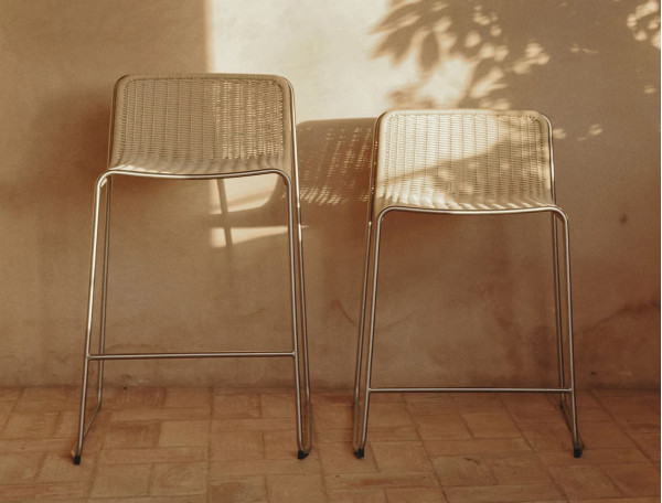 Полубарный стул La Forma Tavari C00263RO12 Бежевый-2