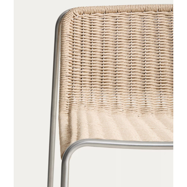 Барний стілець La Forma Tavari C00264RO12 Бежевий-5