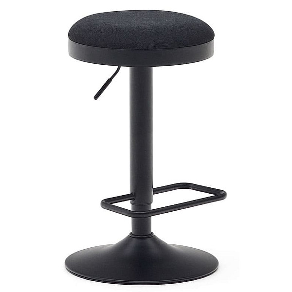 Барный стул La Forma ZAIB C0600009SO01 Черный ткань синель-3